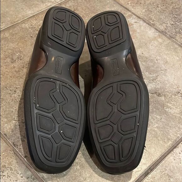 Kenneth Cole Brown Come Fly With Me Brown Leather Loafer Shoes Mens 10M Slip-on - Picture 8 of 11